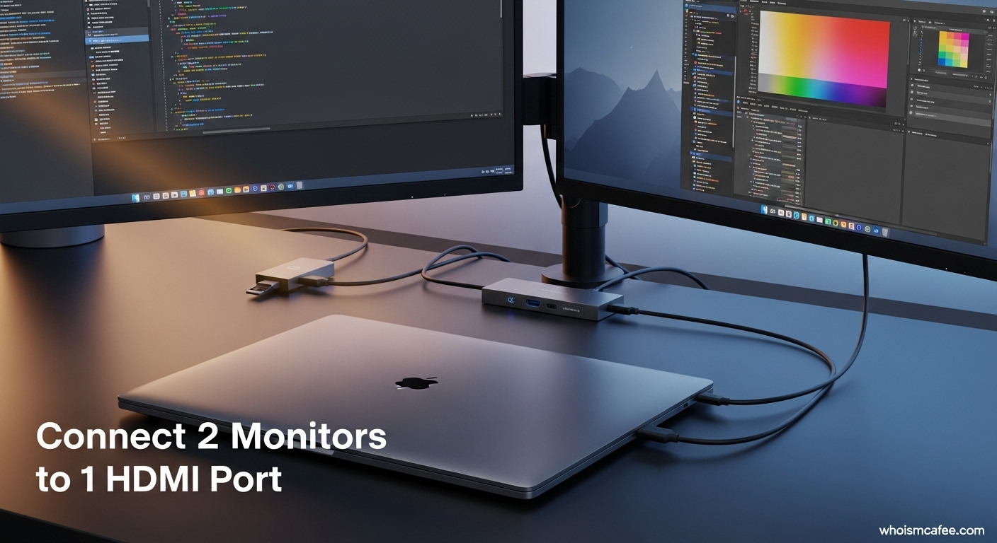 How to Connect Two Monitors With One HDMI Port? 5 Easy Solutions