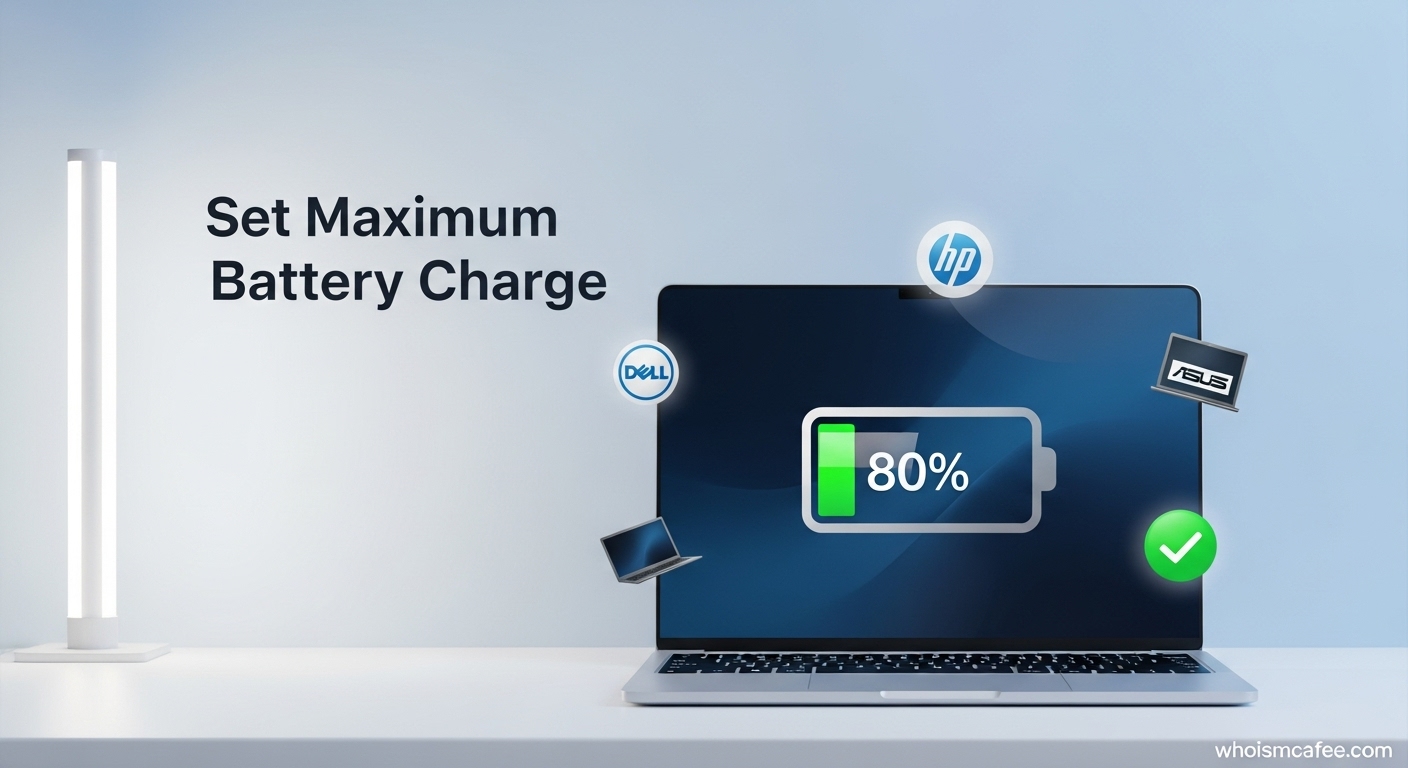 Control Laptop Battery Charge Level | Stop at 60% or 80% | September 2025
