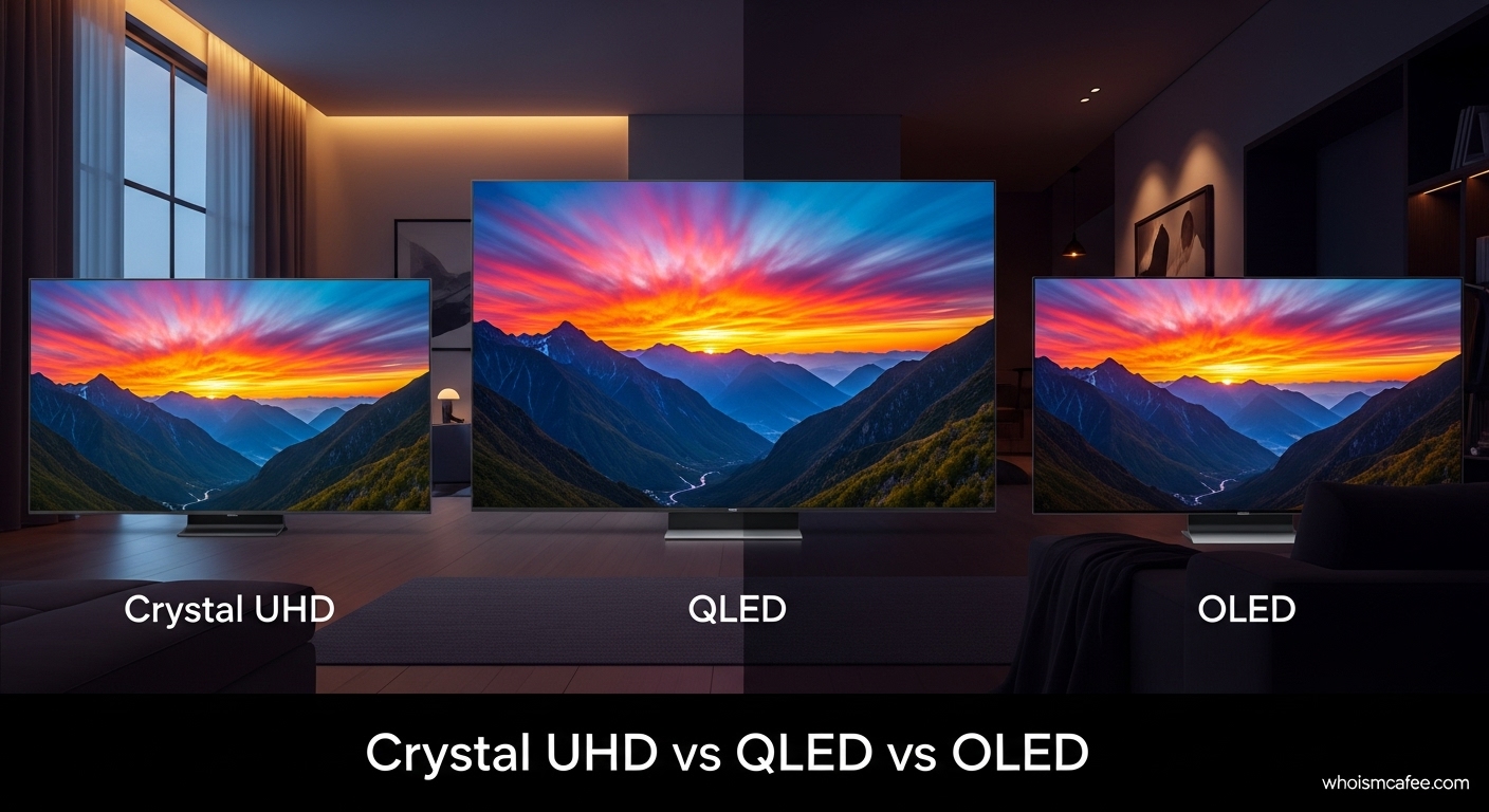 Crystal UHD vs QLED vs OLED: Which Is Better? Expert Guide In September 2025