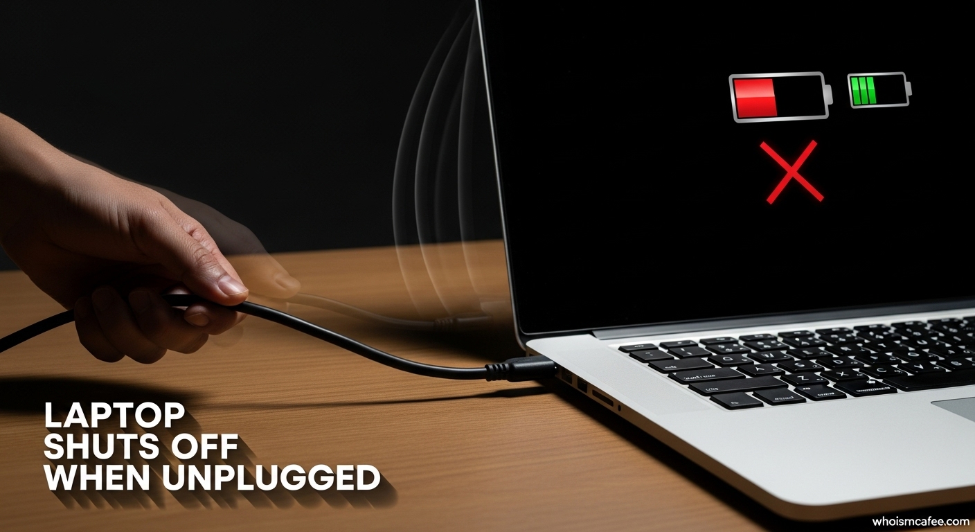 Laptop Shuts Off When Unplugged? 5 Quick Fixes That Work September 2025