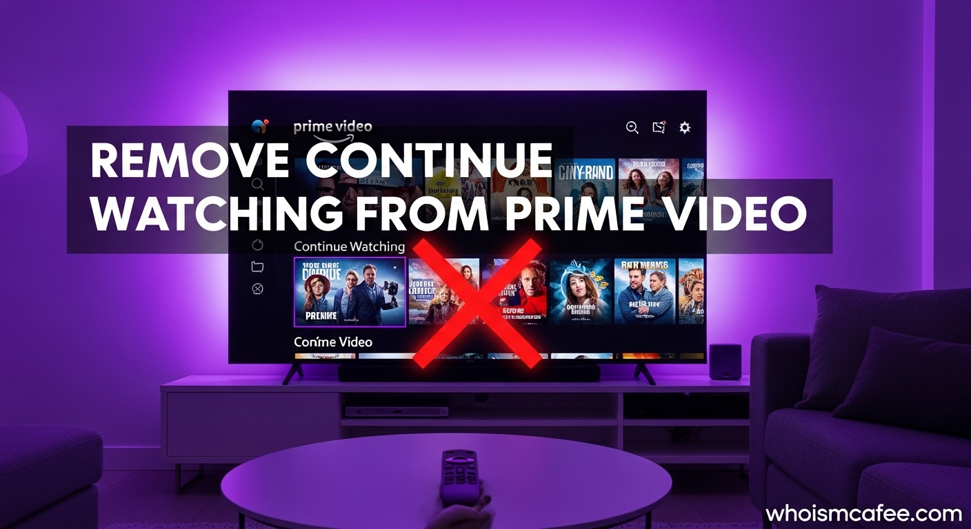 Remove Continuing Watching from Prime Video | Easy Guide