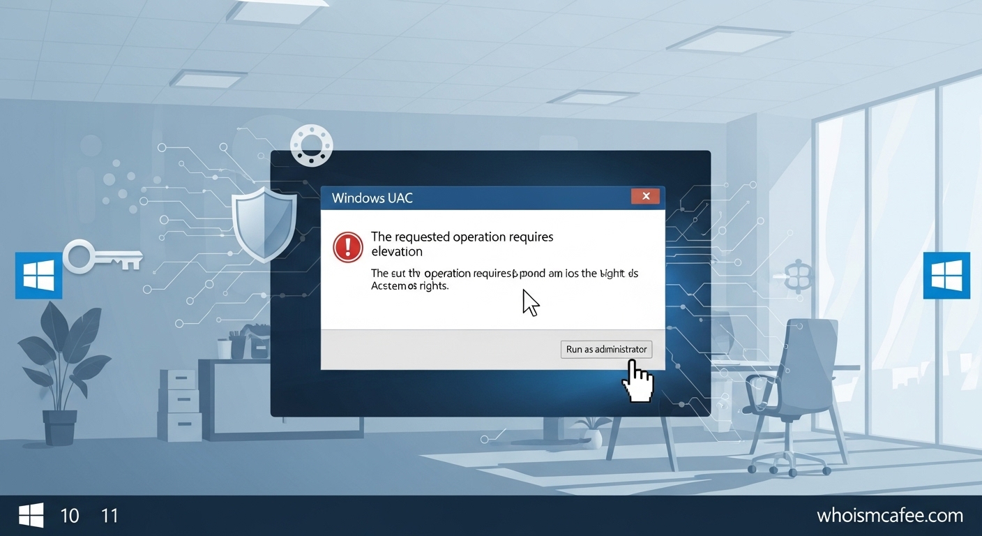 Fix “Requested Operation Requires Elevation” Error – Quick Solutions | October 2025