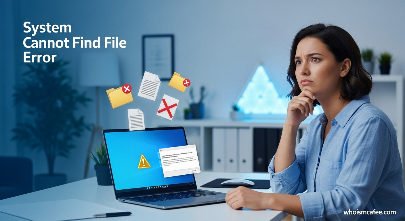 How to Fix The System Cannot Find the File Specified Error