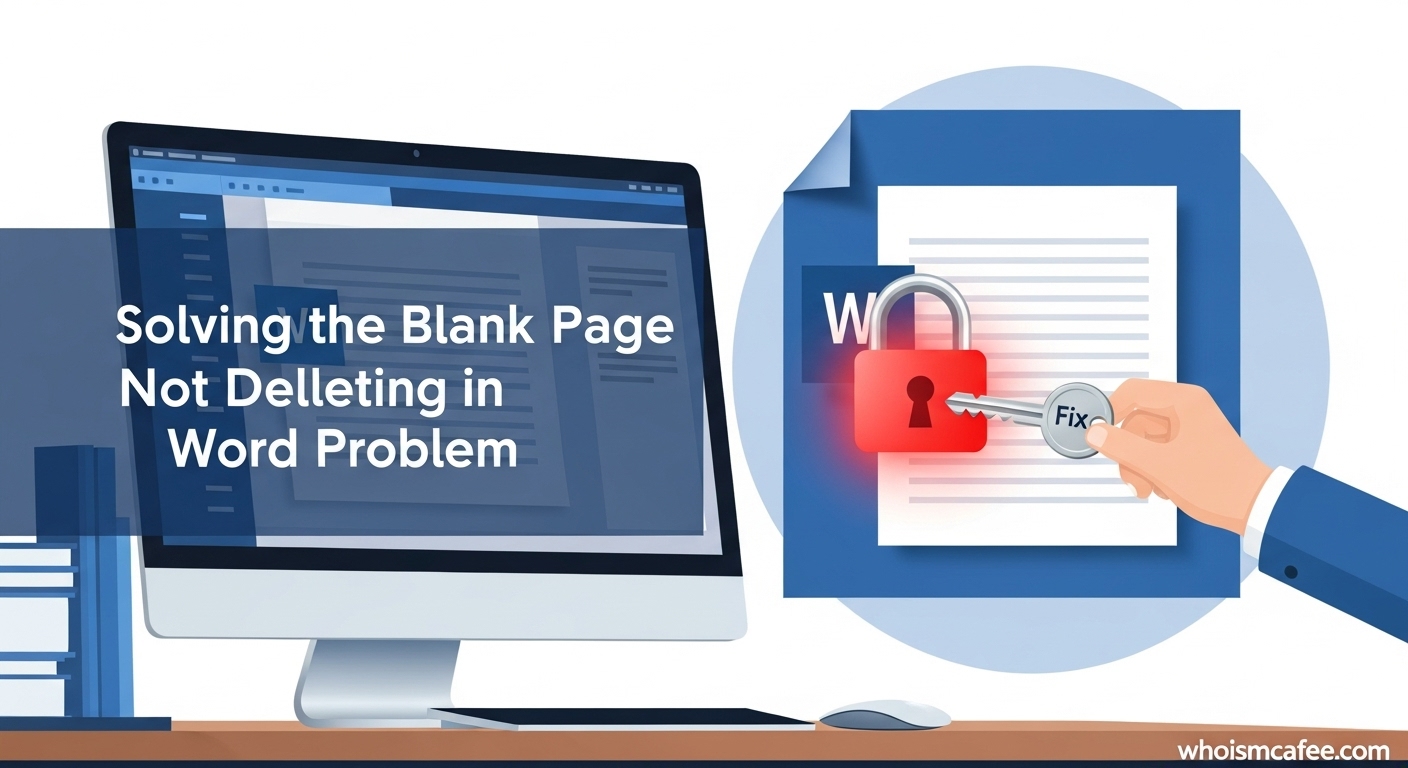 Blank Page Not Deleting in Word
