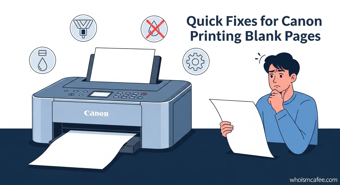 Canon Printer Printing Blank Pages? Easy Fixes for October 2025