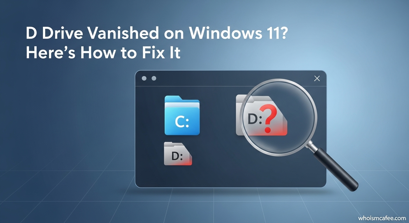 Fix D Drive Not Showing Up Windows 11 | October 2025 Solutions