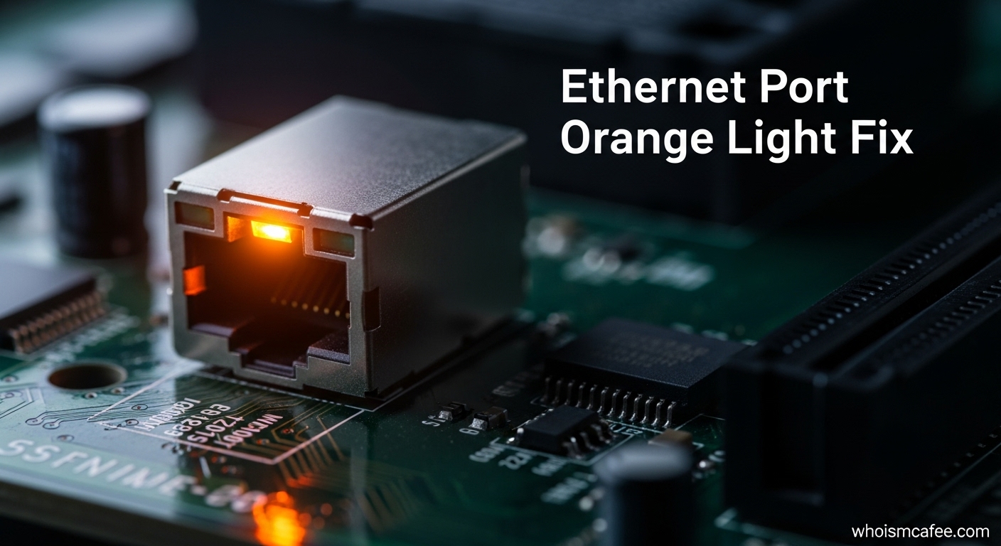 Ethernet Port Orange Light Blinking | Easy Solutions | October 2025
