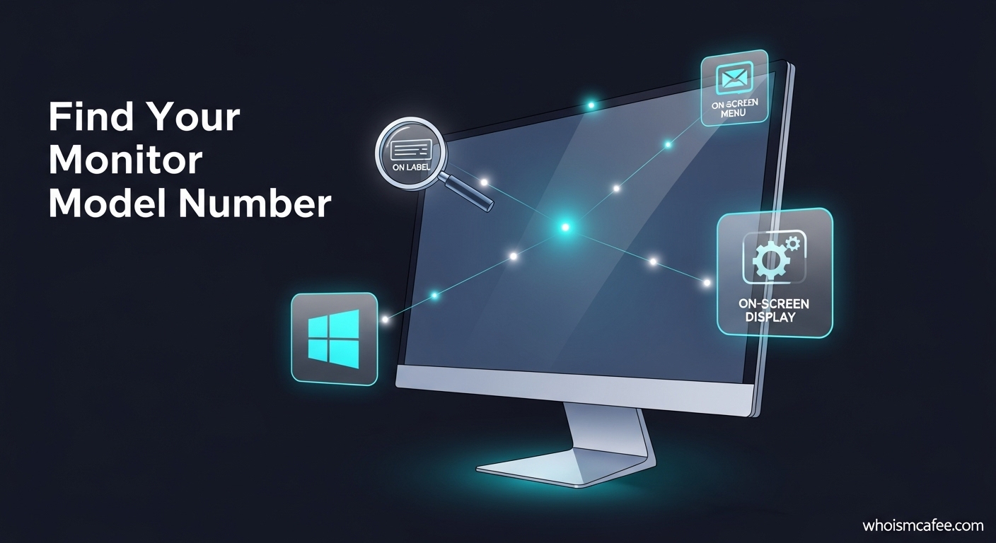 Find Monitor Model Fast (October 2025) | On Device & In Settings