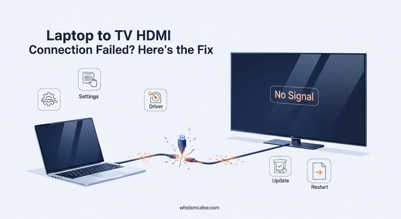 Why HDMI Not Connecting to TV From Laptop? (October 2025)