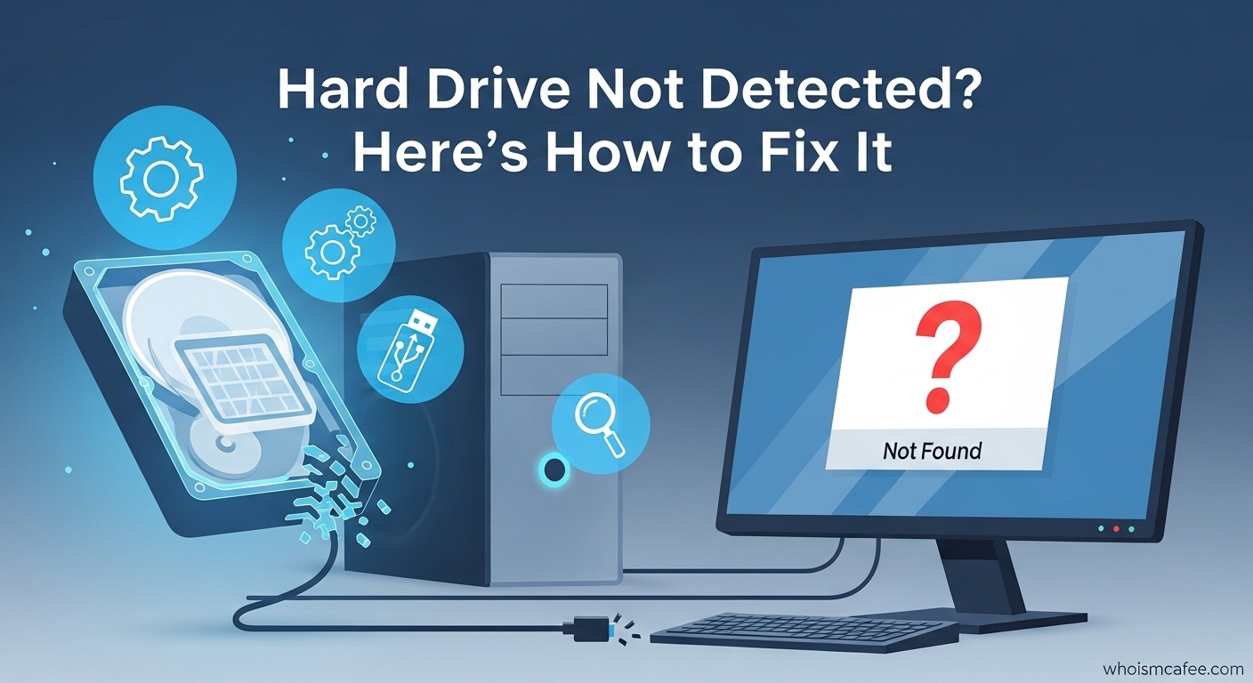Hard Drive Not Detected