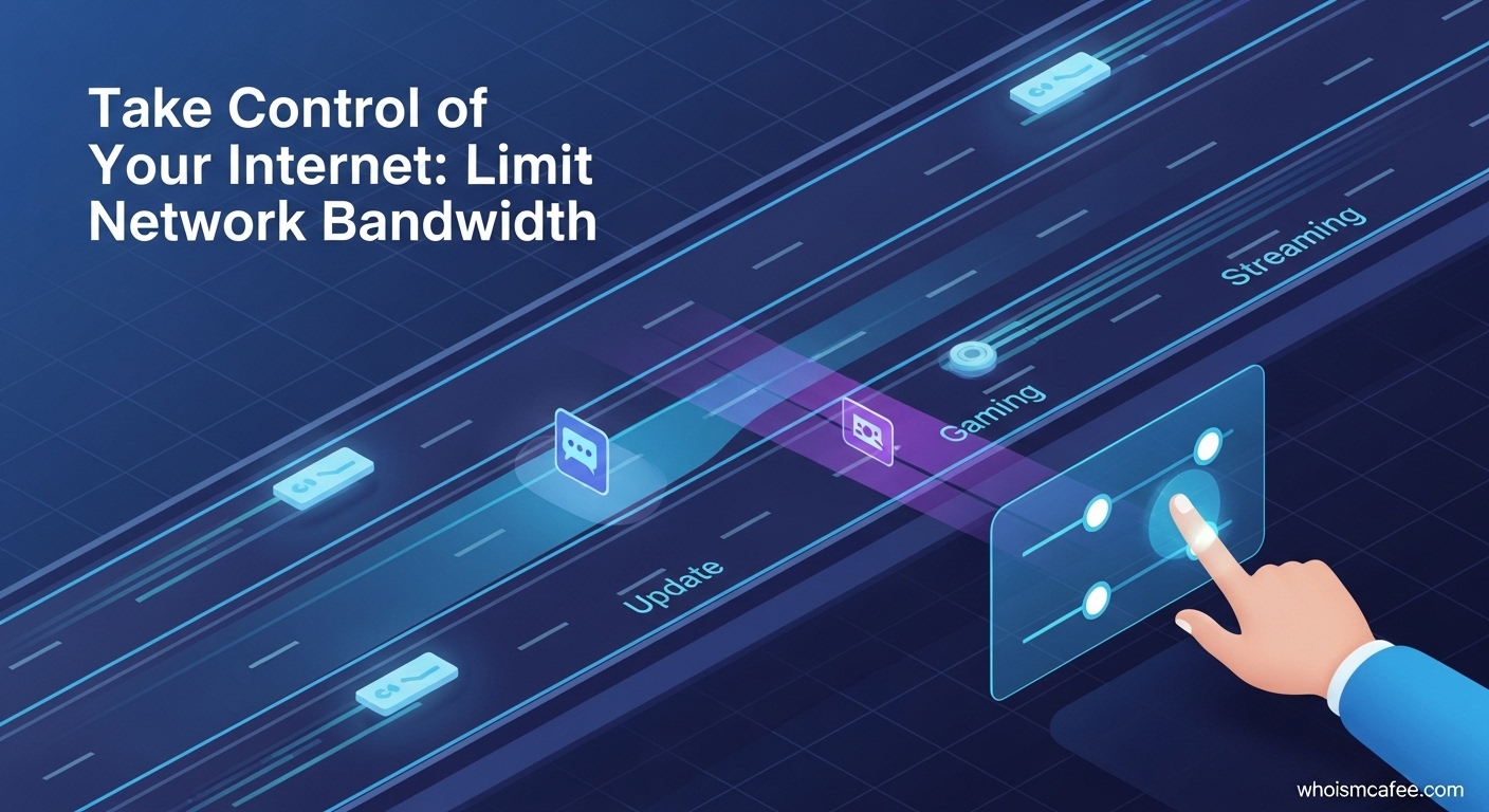 Limit Network Bandwidth in Windows