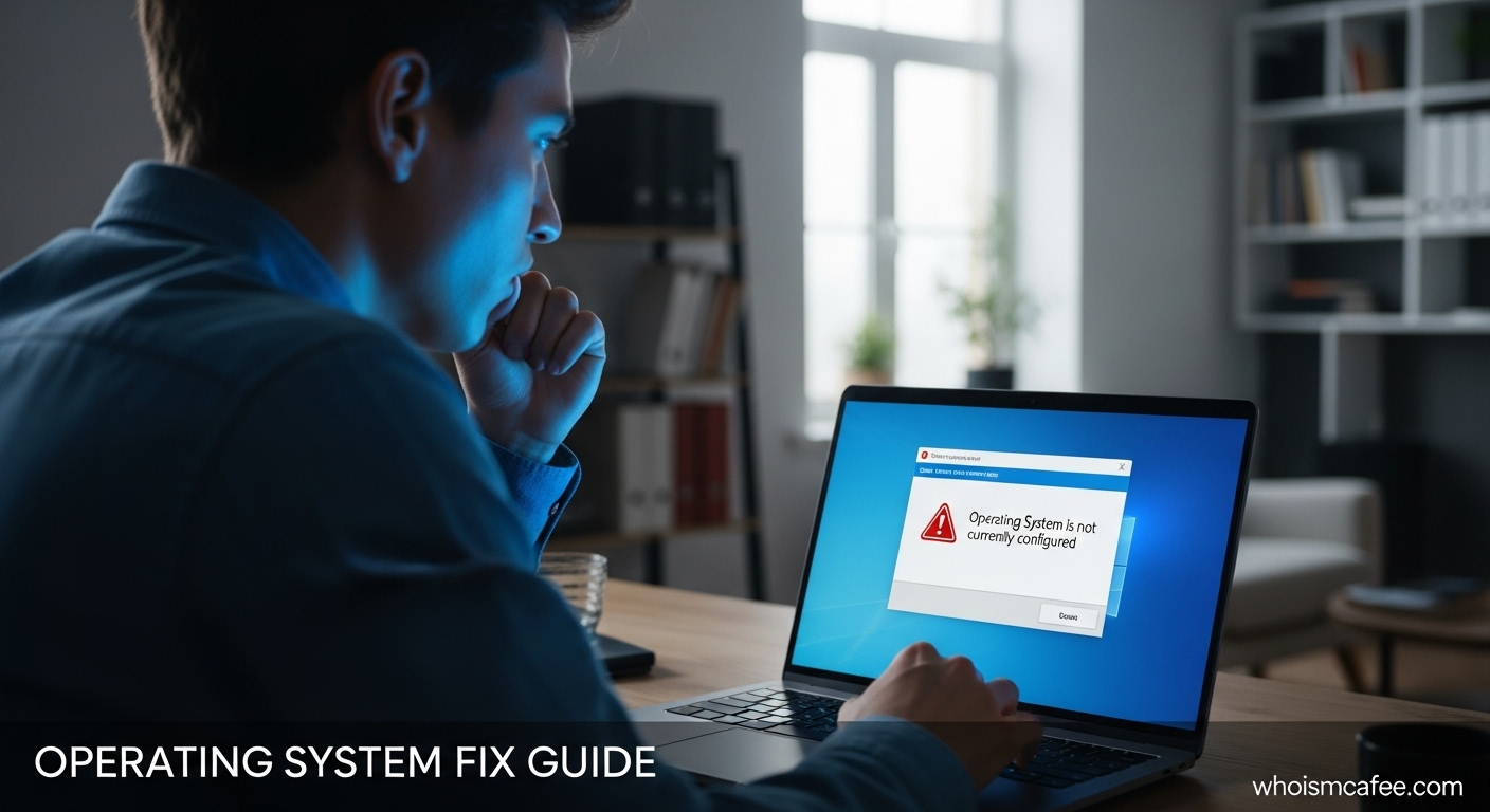 Operating System Is Not Currently Configured: Complete Fix Guide