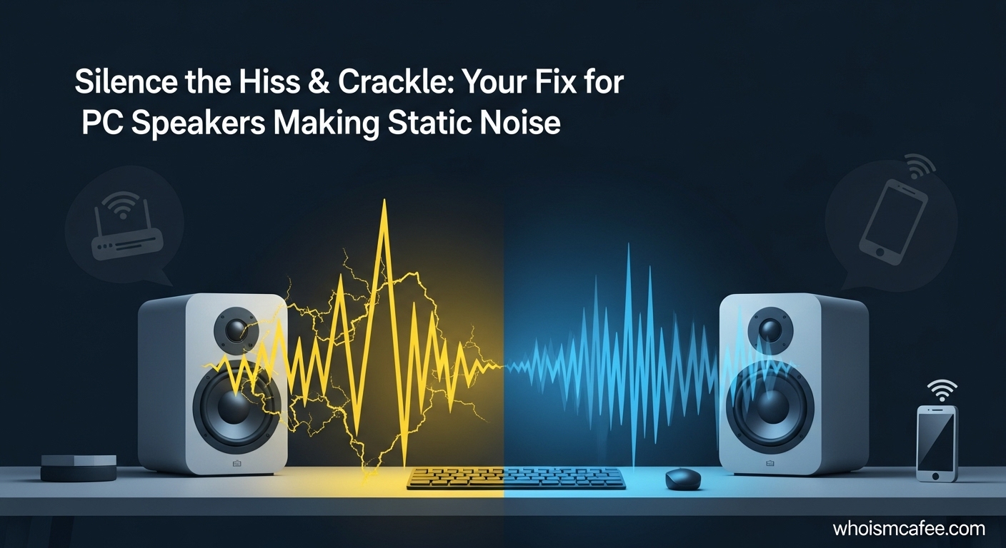 Fix PC speakers making static noise October 2025 | Simple Steps