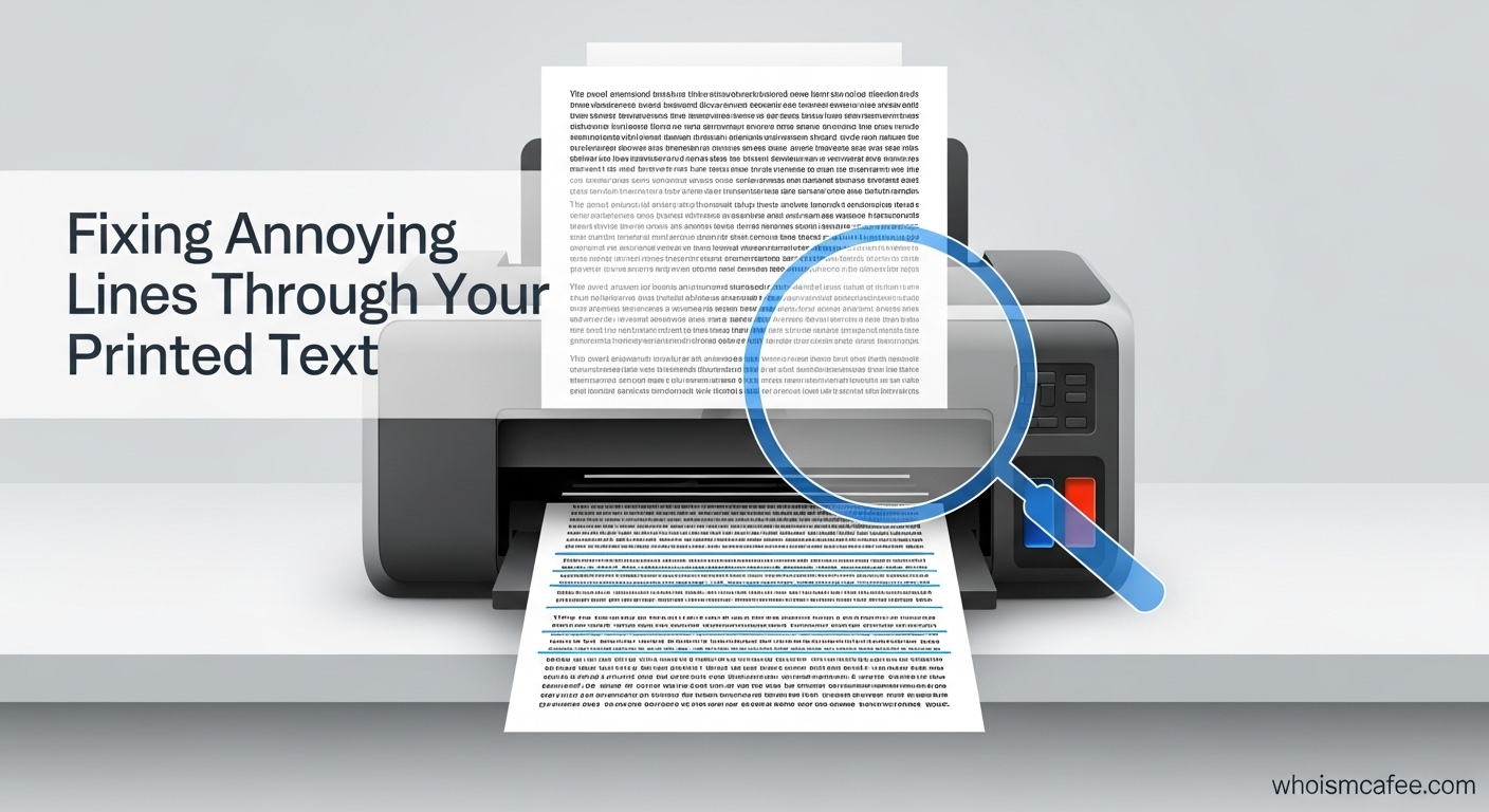 Fix Printer Printing Lines Through Text | October 2025 Solutions