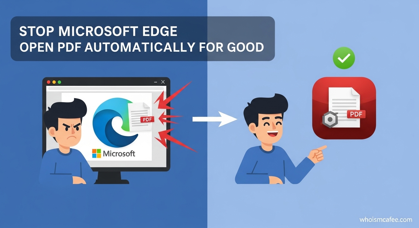 Stop Microsoft Edge Open PDF Automatically | October 2025 Fix
