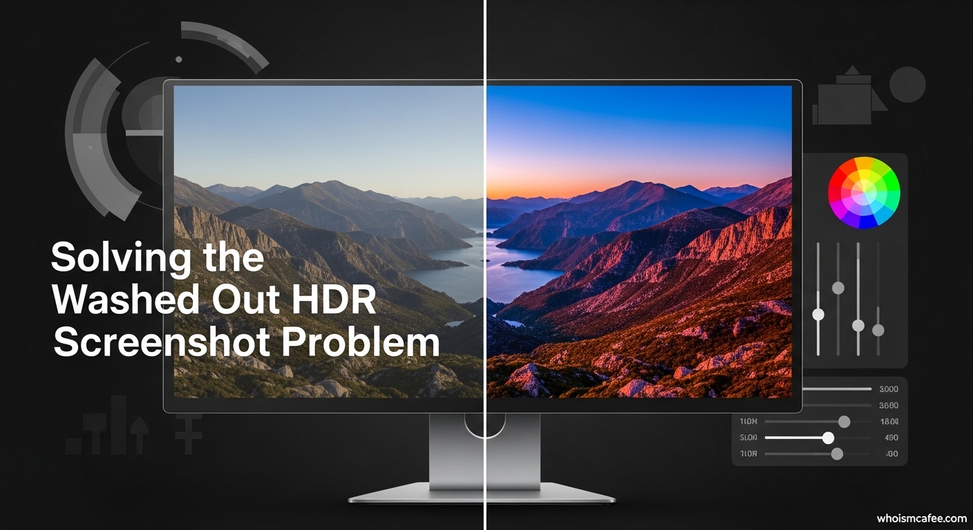 Fix Washed Out HDR Screenshot in Windows October 2025