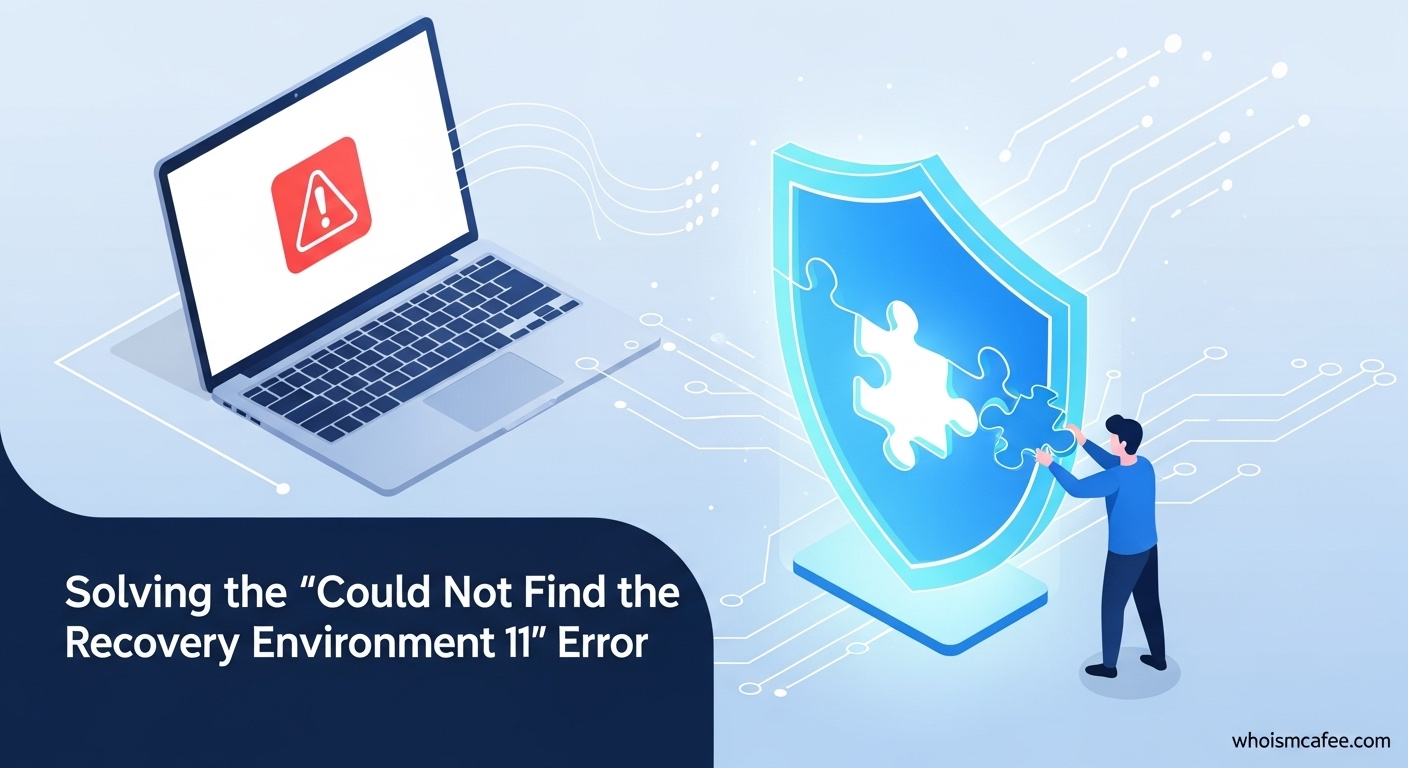 could not find the recovery environment 11