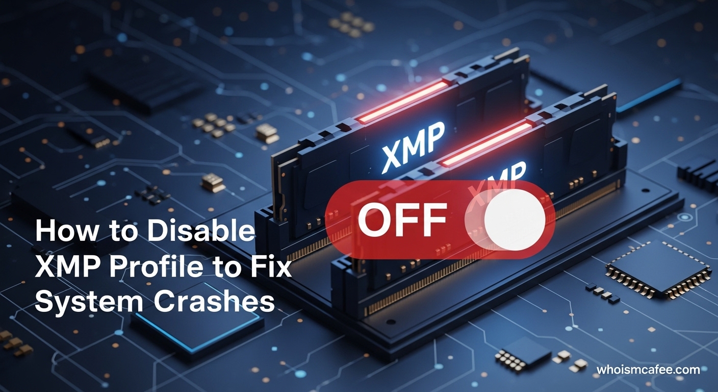 how to disable xmp profile