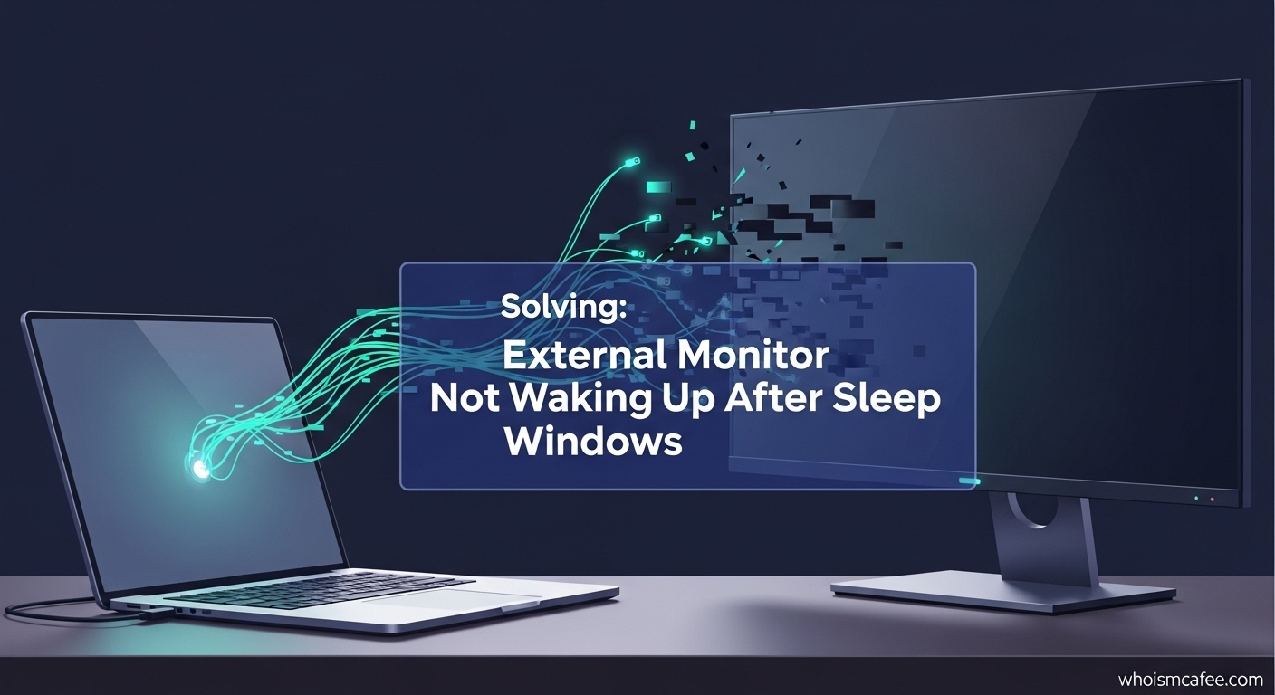 Fix: External Monitor Not Waking Up After Sleep Windows
