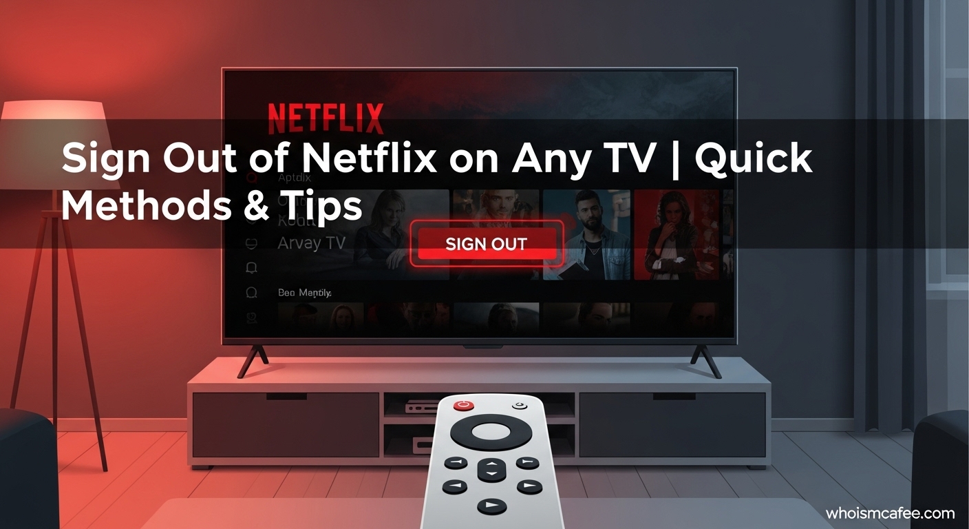 Sign Out of Netflix on Any TV | Quick Methods & Tips