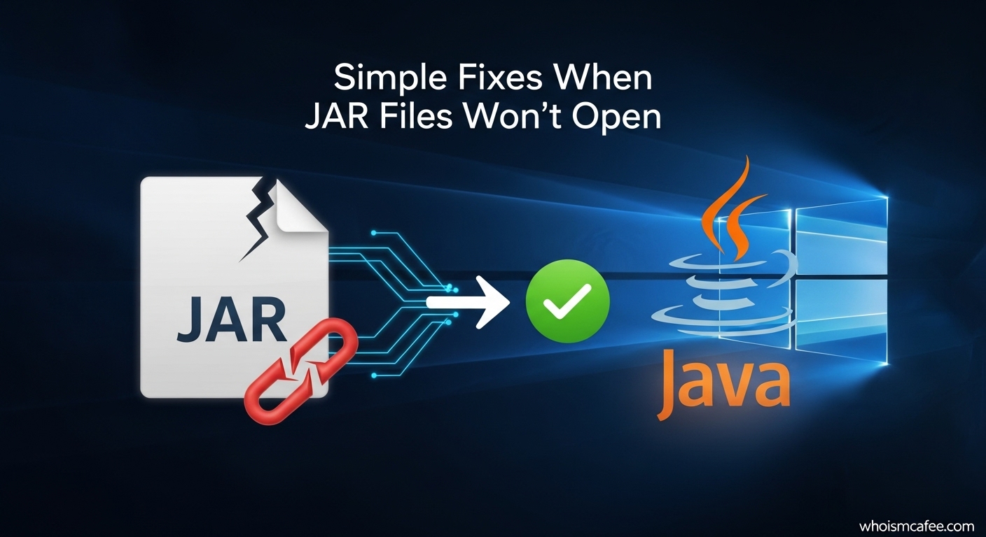Windows JAR File Won’t Open? Quick Fixes | Step-by-Step