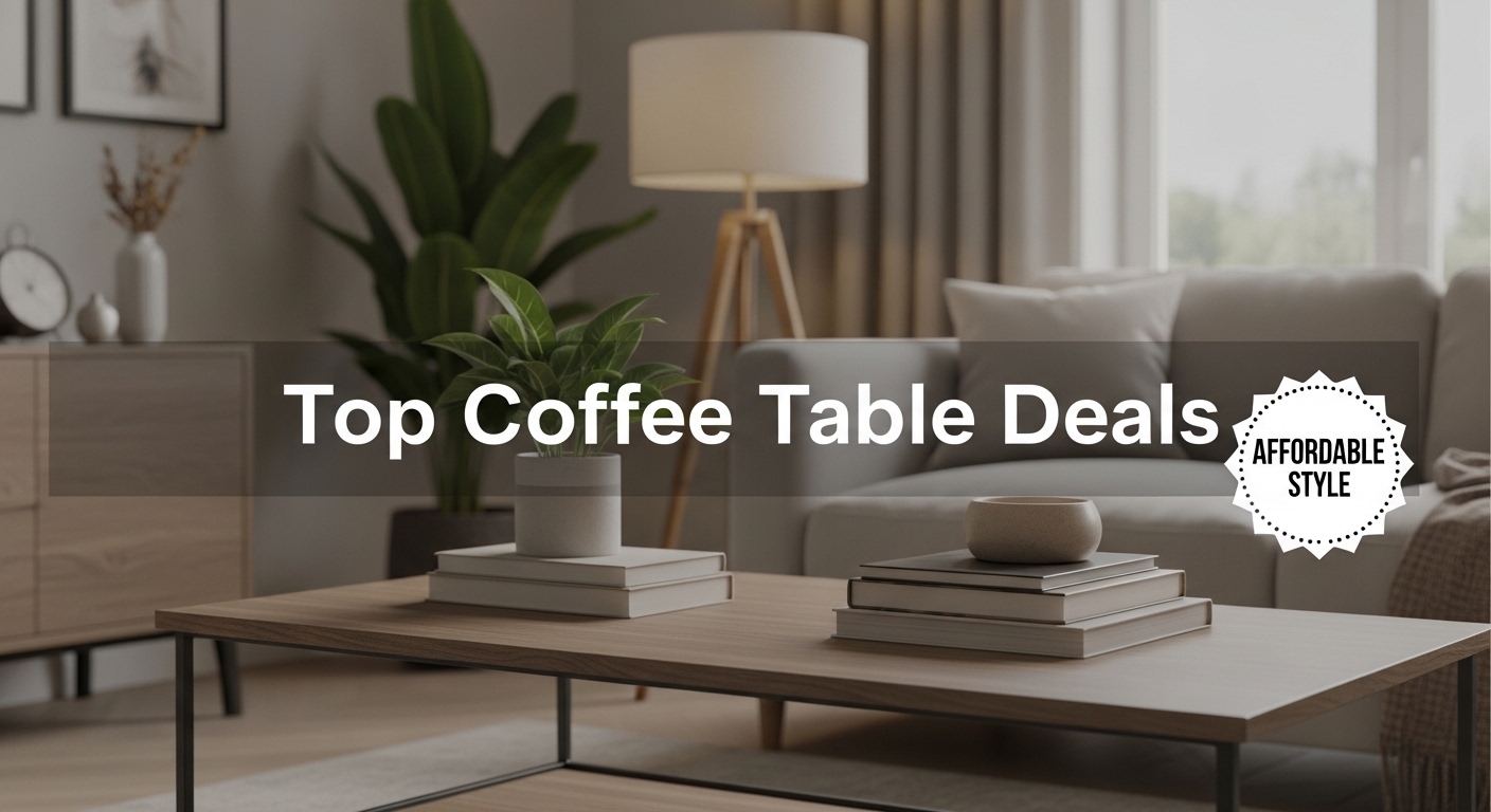 Best Coffee Table Deals 2026: Affordable Style Guide
