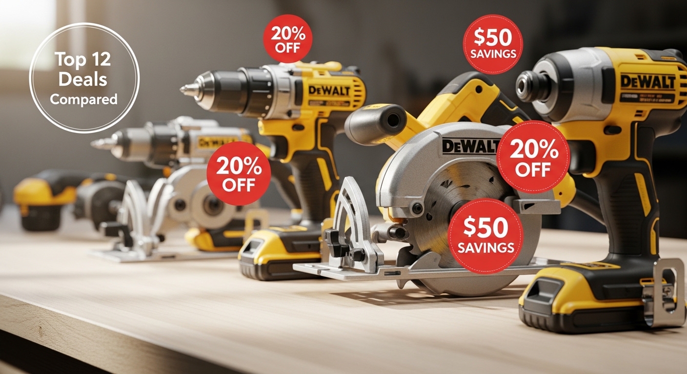 Best DeWalt Tool Deals: 12 Top Discounts Compared