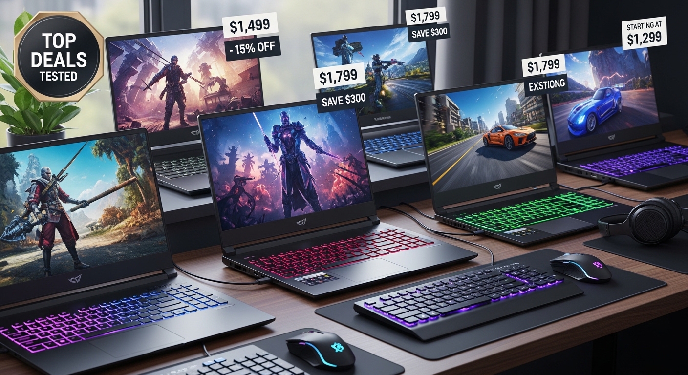 Best Gaming Laptop Deals: 12 Genuine Discounts Tested