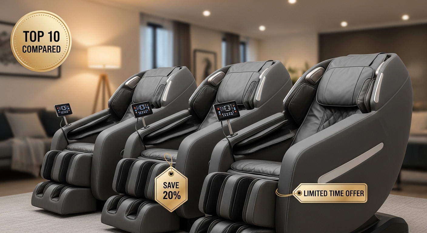 Best Massage Chair Deals: 10 Models Compared with Savings
