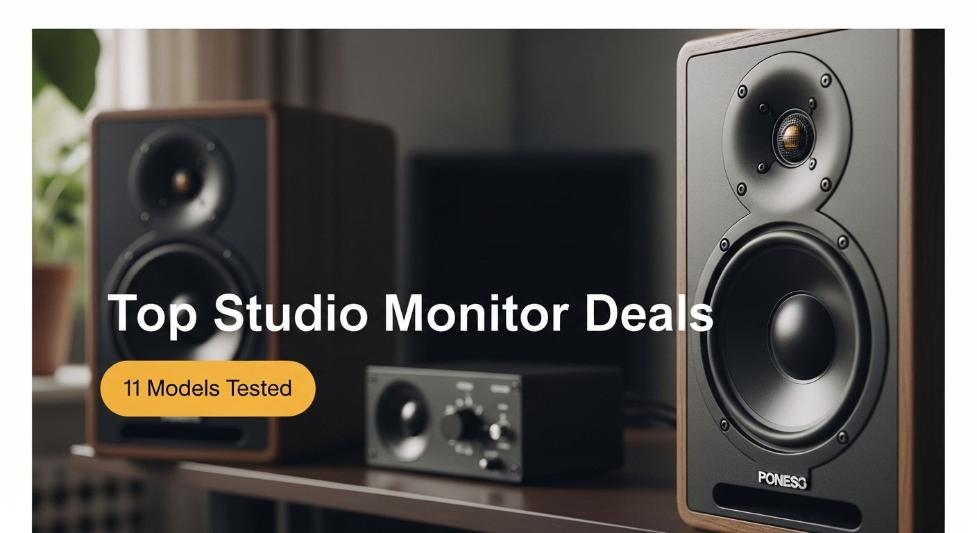Best Studio Monitor Deals 2026: 11 Models Tested