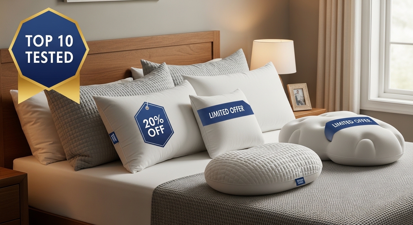 Best Memory Foam Pillow Deals: 10 Models Tested for Value