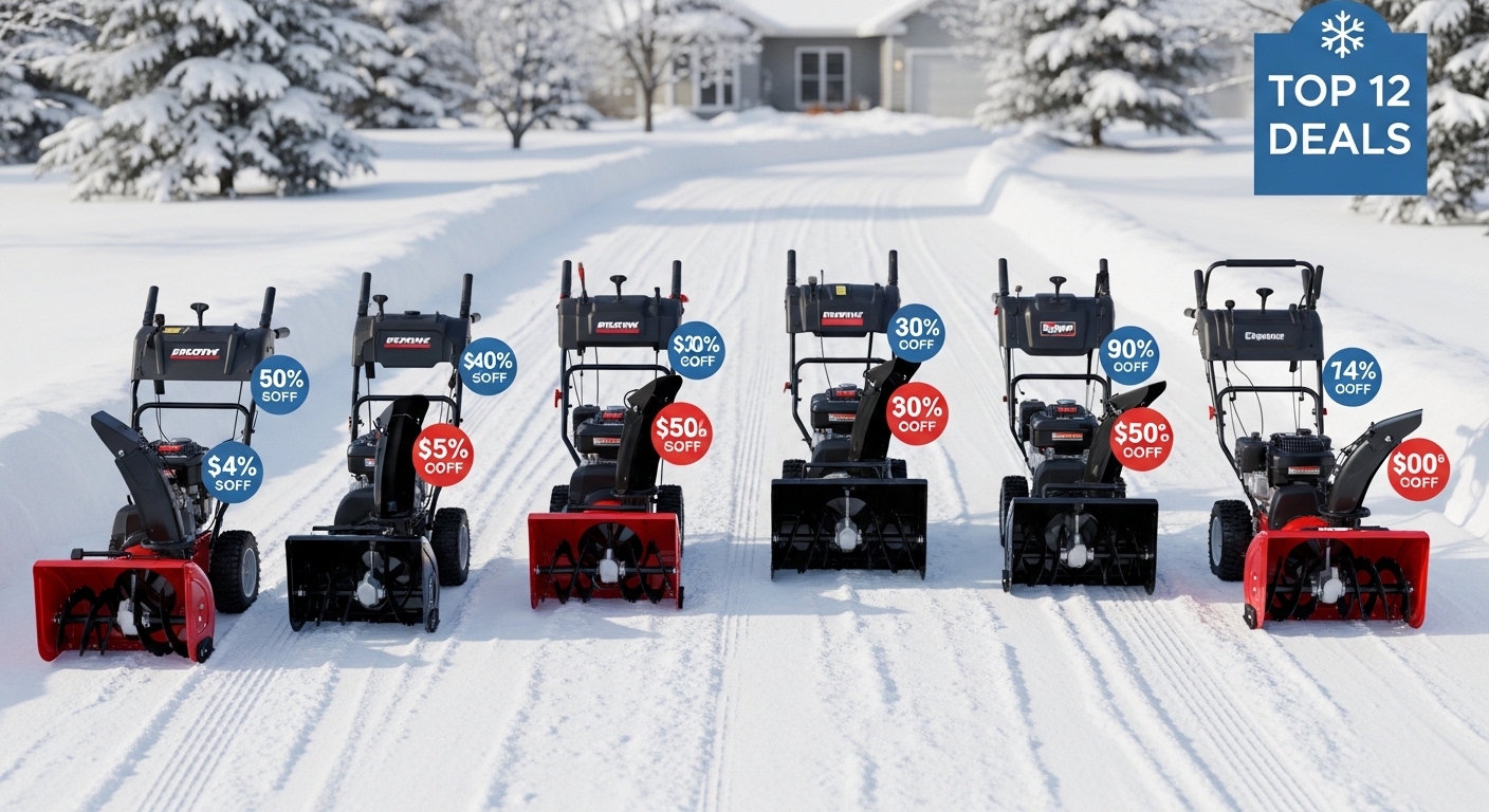Best Snow Blower Deals: 12 Models with Genuine Savings