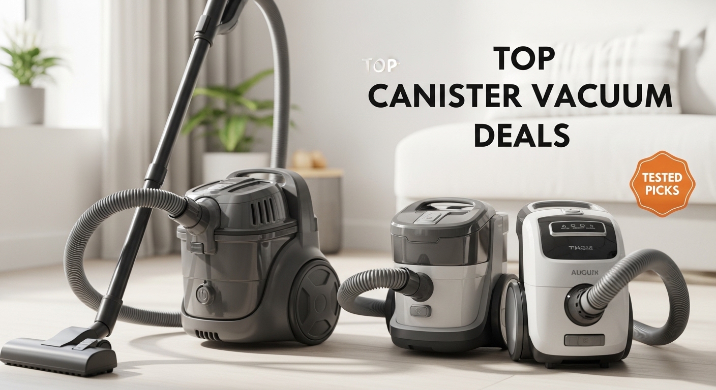 Best Canister Vacuum Deals 2026: Top 10 Models Tested