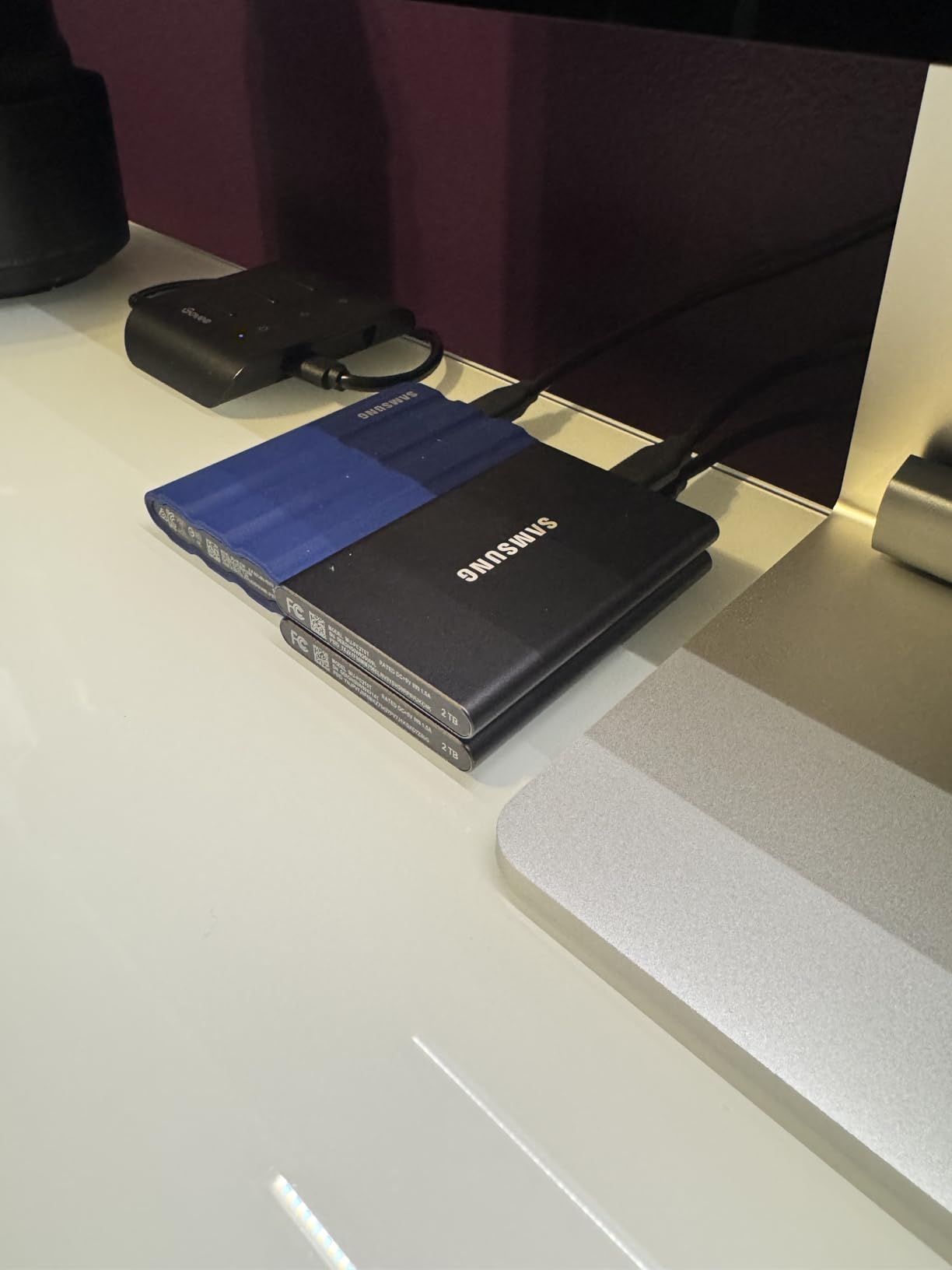Samsung T7 Portable SSD 2TB Titan Gray, USB 3.2 Gen 2, Up to 1,050MB/s | Reliable External Solid State Drive Storage for Gaming, Students, Professionals (MU-PC2T0T/AM) customer photo 2