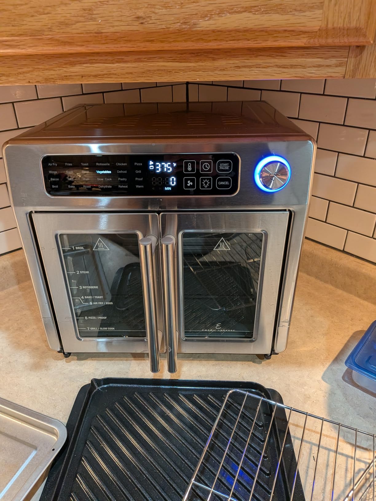 Emeril Lagasse 26QT French Door Multi-Function Air Fryer Toaster Oven customer photo 2