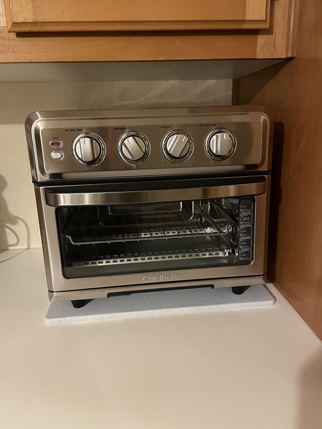 Cuisinart Air Fryer Toaster Oven TOA-70NAS, 1800W, 8-in-1 with Air Fry, Convection, Broil & Warm customer photo 2