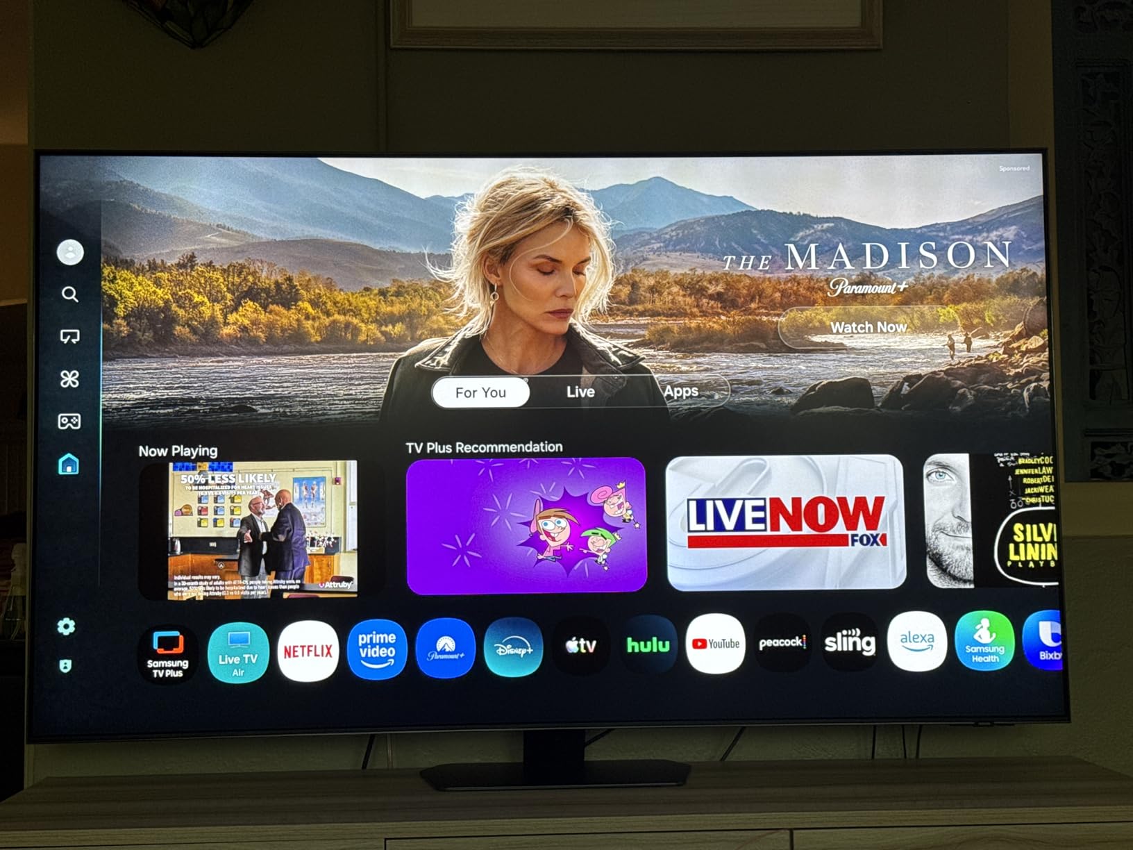 Samsung 55-Inch Class Neo QLED 4K QN90F Series, Vision AI, Mini LED Smart TV (2025 Model, 55QN90F) Neo Quantum HDR+, Object Tracking Sound+ w/Dolby Atmos, Glare Free, Gaming Hub, Alexa Built-in customer photo 2