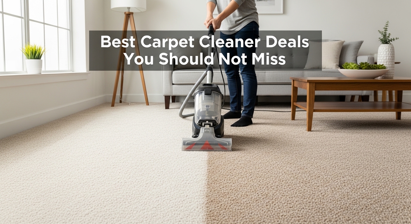 Best Carpet Cleaner Deals You Should Not Miss 2026