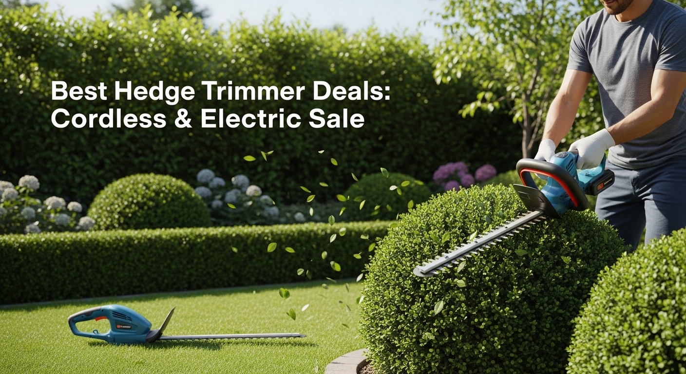 Best Hedge Trimmer Deals: Cordless & Electric Sale 2026