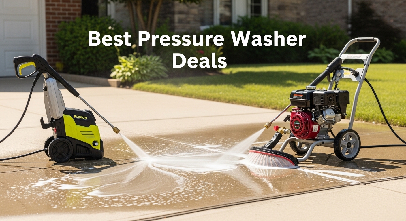 Best Pressure Washer Deals: Electric Vs Gas Picks 2026