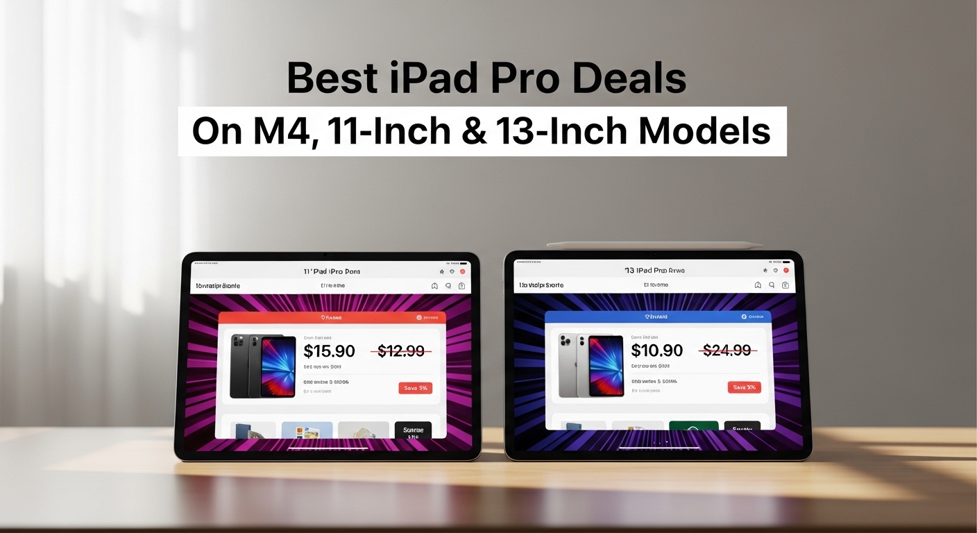 Best iPad Pro Deals On M4, 11-Inch & 13-Inch Models 2026