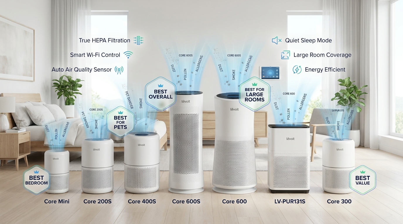 8 Best Levoit Air Purifiers (August 2026): Expert Tested