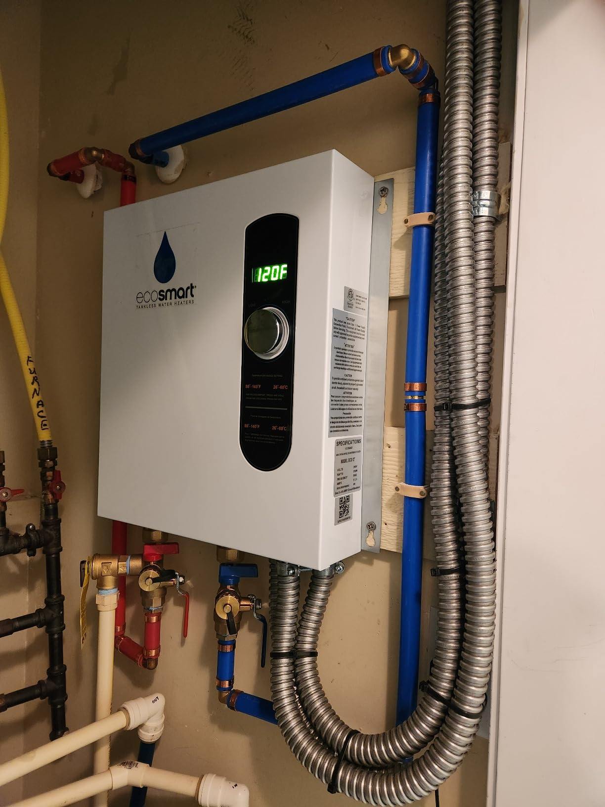 EcoSmart ECO 27 Tankless Water Heater, Electric, 27-kW customer photo 1