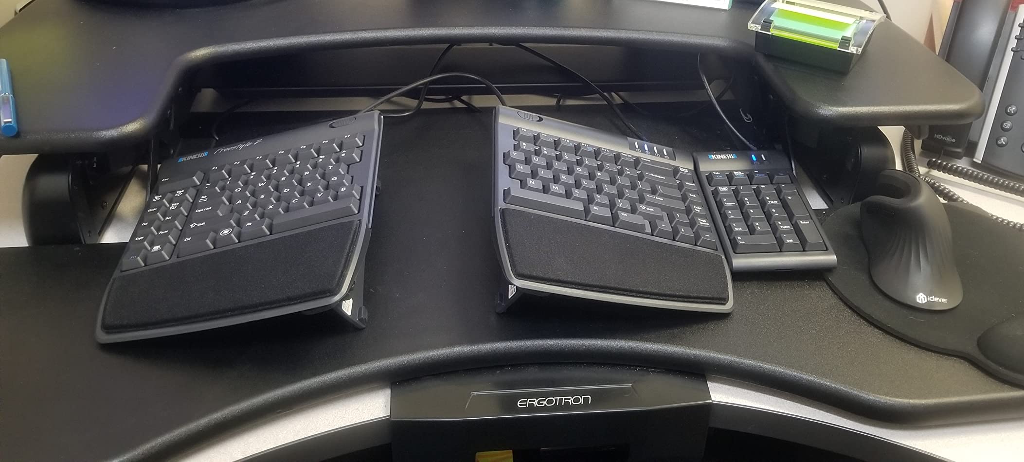 KINESIS Freestyle2 USB-A Ergonomic Keyboard w/ VIP3 Lifters for PC (9