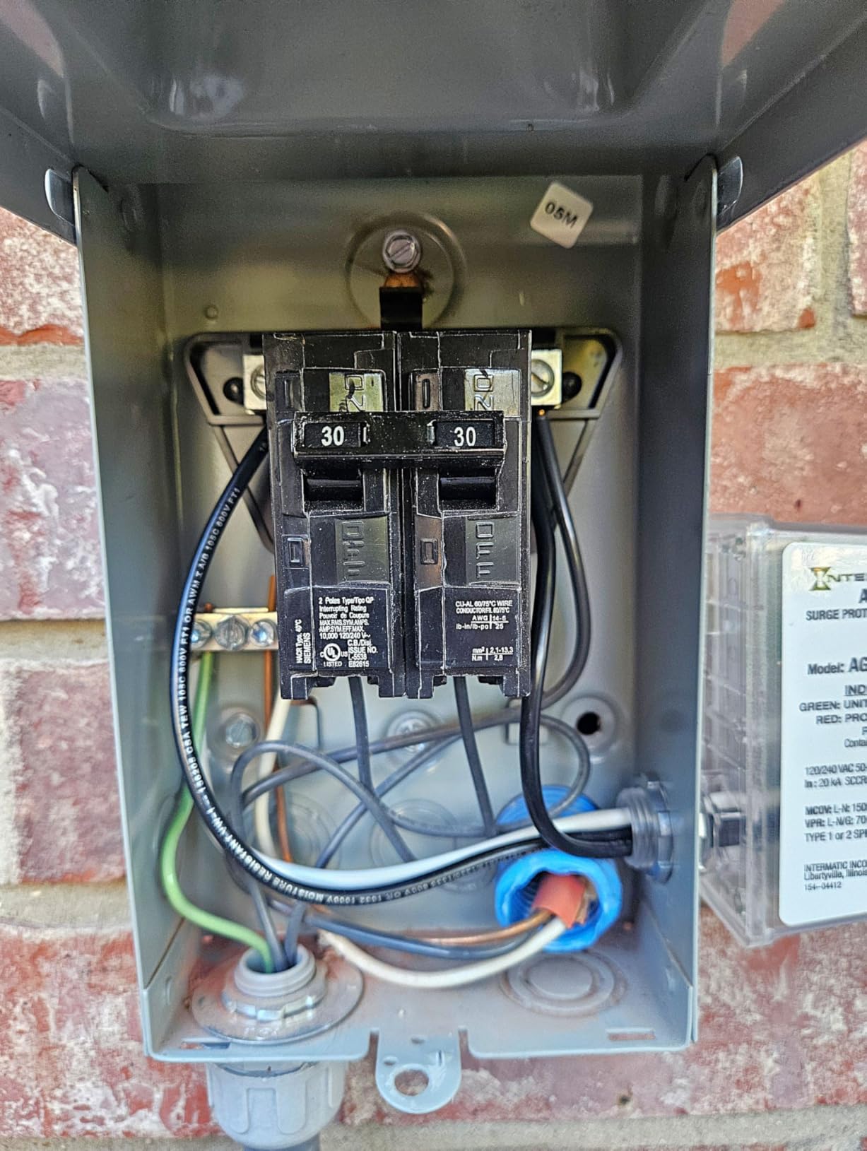 Intermatic AG3000 120/240 VAC Universal HVAC Surge Protective Device - Advanced Surge Protection, TPMOV Tech, Watertight Enclosure - UL Listed for Reliable Safety customer photo 2