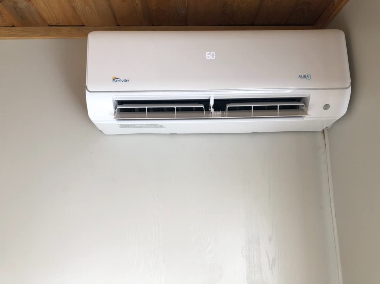 36000 BTU Quad Zone Mini Split Air Conditioner Heat Pump, 3 Ton, 4 Zone, Works with Alexa, White customer photo 1