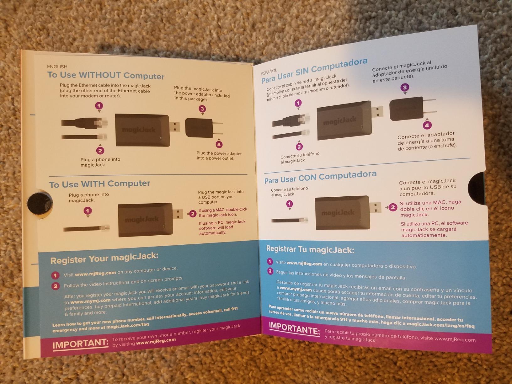 magicJackGO 2017 VOIP Phone Adapter Portable Home and On-The-Go Digital Phone Service. Make Unlimited Local & Long Distance Calls to The U. S. and Canada. NO Monthly Bill customer photo 1