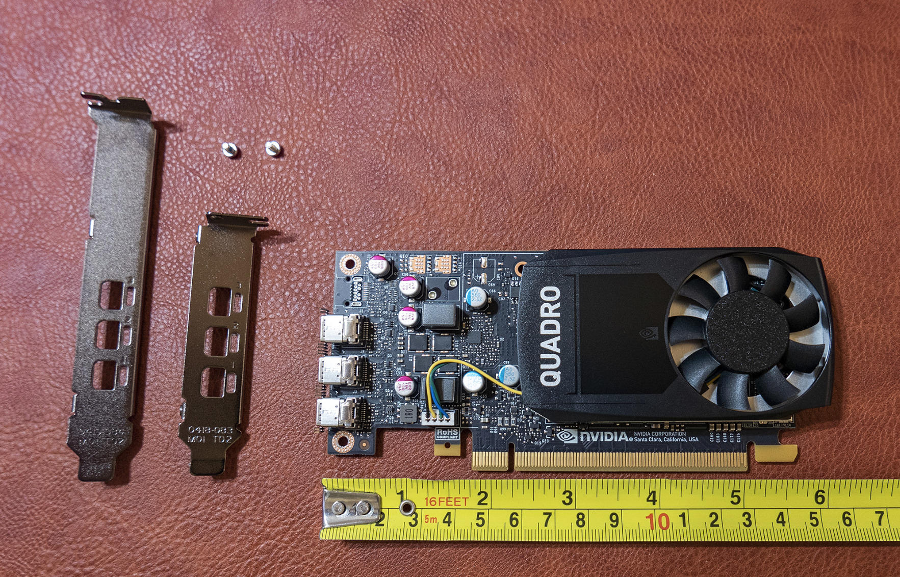 NVIDIA Quadro P400 Professional Graphics Card - (VCQP400-PB), PC Compatible, 3X Mini DisplayPort 1.4 customer photo 1