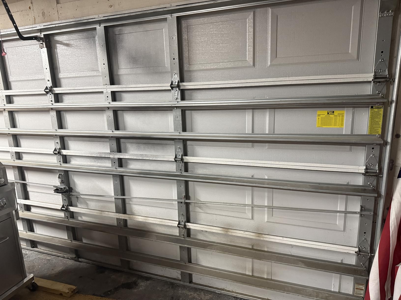 NASA TECH White Reflective Foam Core 2 Car Garage Door Insulation Kit 18FT (WIDE) x 8FT (HIGH) R Value 8.0 Made in USA New and Improved Heavy Duty Double Sided Tape (ALSO FITS 18X7) customer photo 1