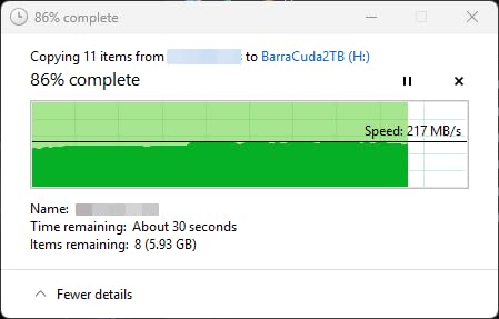 Seagate BarraCuda 8TB Internal Hard Drive HDD - 3.5 Inch SATA 6 Gb/s, 5,400 RPM, 256 MB Cache for Computer Desktop PC (ST8000DMZ04/004) customer photo 1